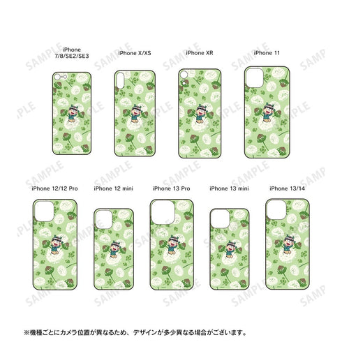 『おそ松さん』チョロ松 Botania 角丸強化ガラスiPhoneケース